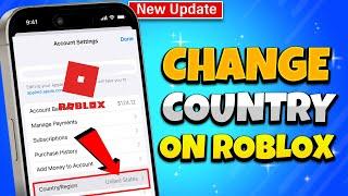 How To Change Country On Roblox 2024 (Android & iOS)