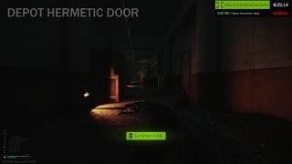 Depot Hermetic Door Exit Location With Map (Reserve) in Escape From Tarkov