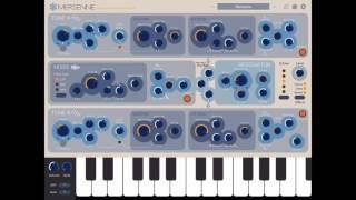 Let's Play Mersenne Melodic Percussion Synthesizer for iPad