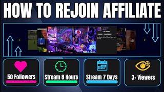 Twitch Affiliate - Can You Rejoin If You Leave  Yes, HERE'S HOW