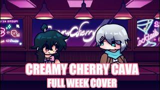 Starry Night Out || Creamy Cherry Cava (Full Week), but KOU and GSU sings it [FNF Cover]