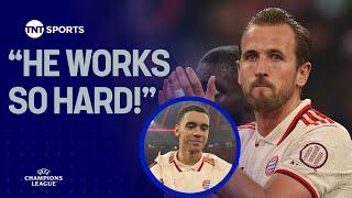 Harry Kane praises Jamal Musiala after his winning goal against Benfica in the Champions League 