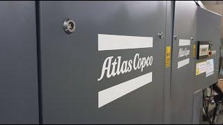 Винтовой компрессор б/у  Atlas Copco 132 кВт - запуск