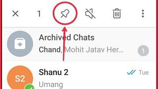 How To Pin Chats Conversation & Unpin In Telegram