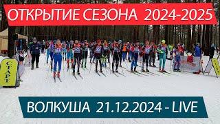 Открытие лыжного сезона 2024-2025. Волкуша 10к - LIVE