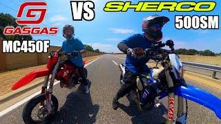 Sherco 500SM vs GASGAS 450SM