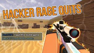 HACKER RAGE QUITS DURING 1v1 IN COUNTER BLOX
