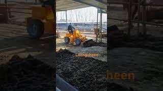 Loongsheen mini battery electric wheel loader for farm use