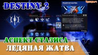 ЛЕДЯНАЯ ЖАТВА Аспект Стазиса Варлок Destiny 2