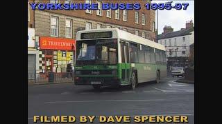 2768 YORKSHIRE BUSES 1995 - 1997 BRADFORD LEEDS DEWSBURY BARNSLEY WAKEFIELD TAKEN FROM DVD