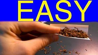 How to roll a cigarette easily