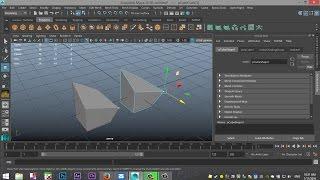 Maya 2016 tutorial : How to instance geometry in Maya