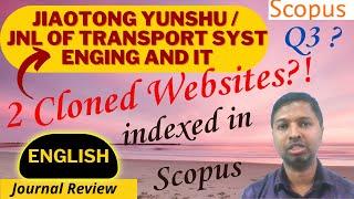 Christo Ananth - Jiaotong / Jnl of Transport Sys Engg and IT - Scopus - Genuine Review - English