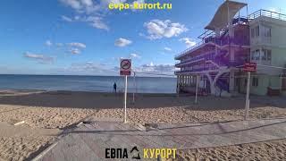 Пляж санатория Фемида в Евпатории