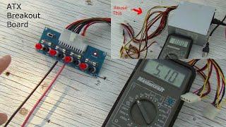 How to use ATX Breakout Board - Power LEDS, USB charger from old computer power supply