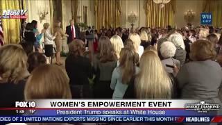 WATCH: President Trump Speaks at Women's Empowerment Event at White House (FNN)