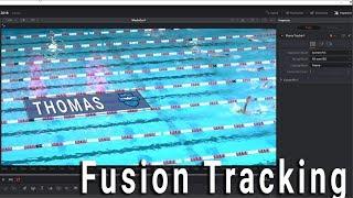 Davinci Resolve 15 Tracking  - Fusion Planar Tracker