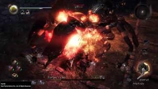 Nioh Путь Демона. Дзёро-гумо против кусаригамы... (no damage)