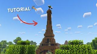 Minecraft Tutorial | How to build an Eiffel tower