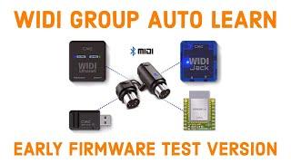 WIDI Group Auto Learn Early Test Firmware Jan 2022 - Wireless MIDI // Bluetooth MIDI // BLE MIDI