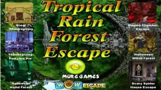 Wow Tropical Rain Forest Escape walkthrough wowescape.