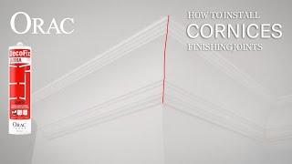 Orac®: Cornice Moulding Installation - Finishing Joints