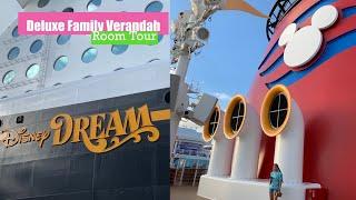 Disney Dream Deluxe Family Oceanview Stateroom with Verandah Midship 2023