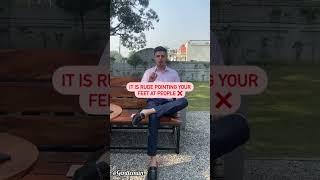 How to sit like gentleman