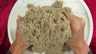 ASMR: Kinetic Sand Demonstration - Softly Spoken. Scraping & Crunching Sounds