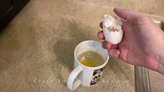 Microwave Poached Eggs in 1 Minute!