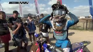 In an emotional moment, Lotte Van Drunen become the youngest ever WMX World Champion! #Motocross