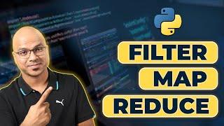 #43 Python Tutorial for Beginners | Filter Map Reduce