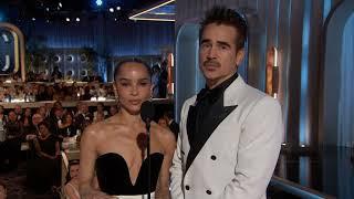 Zoë Kravitz and Colin Farrell Present Best Drama Series | 82nd Annual Golden Globes