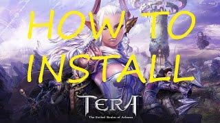 How to Install TERA Online (a free to play MMORPG) and First Steps