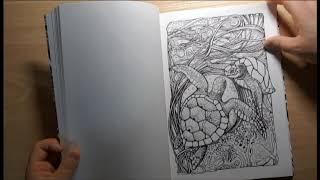 KOREAN COLORING BOOK - Manic Botanic For By Irina Vinnik