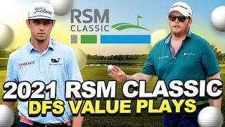 2021 RSM Classic Draftkings DFS Value Plays