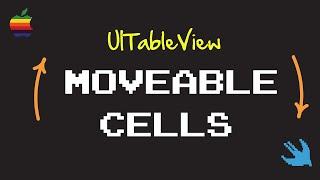 UITableView Moveable Cells