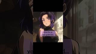 Shinobu as your girlfriend 𖧷₊ | Demon Slayer | #kimetsunoyaibe #animeaesthetic #kny