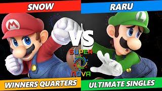 Supernova 2024 Winners Quarters - Snow (Mario) Vs. Raru (Luigi) Smash Ultimate Tournament