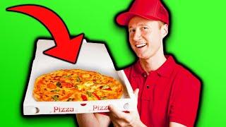 When the Pizza arrives, the video ends...