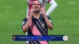 UEFA Champions league￼ PIEMONTE CALCIO  WIN  5-3 ON PENALTIES VS AJAX ￼ NI FIFA