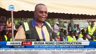 Busia road construction: Governor Otuoma vows to improve Busia road