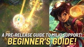 A Pre Release Guide on Milio Support! (Build & Runes) | Wild Rift