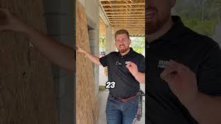 DID YOU KNOW? This plywood subfloor is 23/32 of an inch! There's a reason for this ️