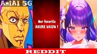 Raiden Shogun Genshin Impact Anime vs Reddit (The rock reaction meme)