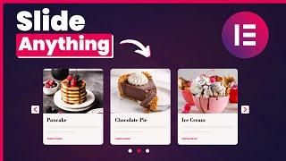 Turn anything into a SLIDER in Elementor | Elementor Card Carousel