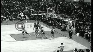 Championship game between Loyola and Cincinnati in Men's Division I Basketball to...HD Stock Footage