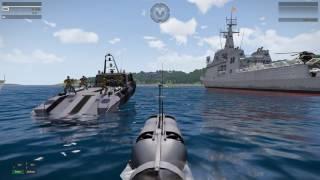 ArmA 3 FFAA mod B.A.M boat