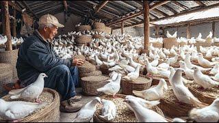 The Rise of Pigeon Farming: Inside the World of Raising 433 Million Pigeons for Meat and Eggs