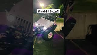 Extreme Mall Crawling! Who did it better?! #jeep #shorts #viral